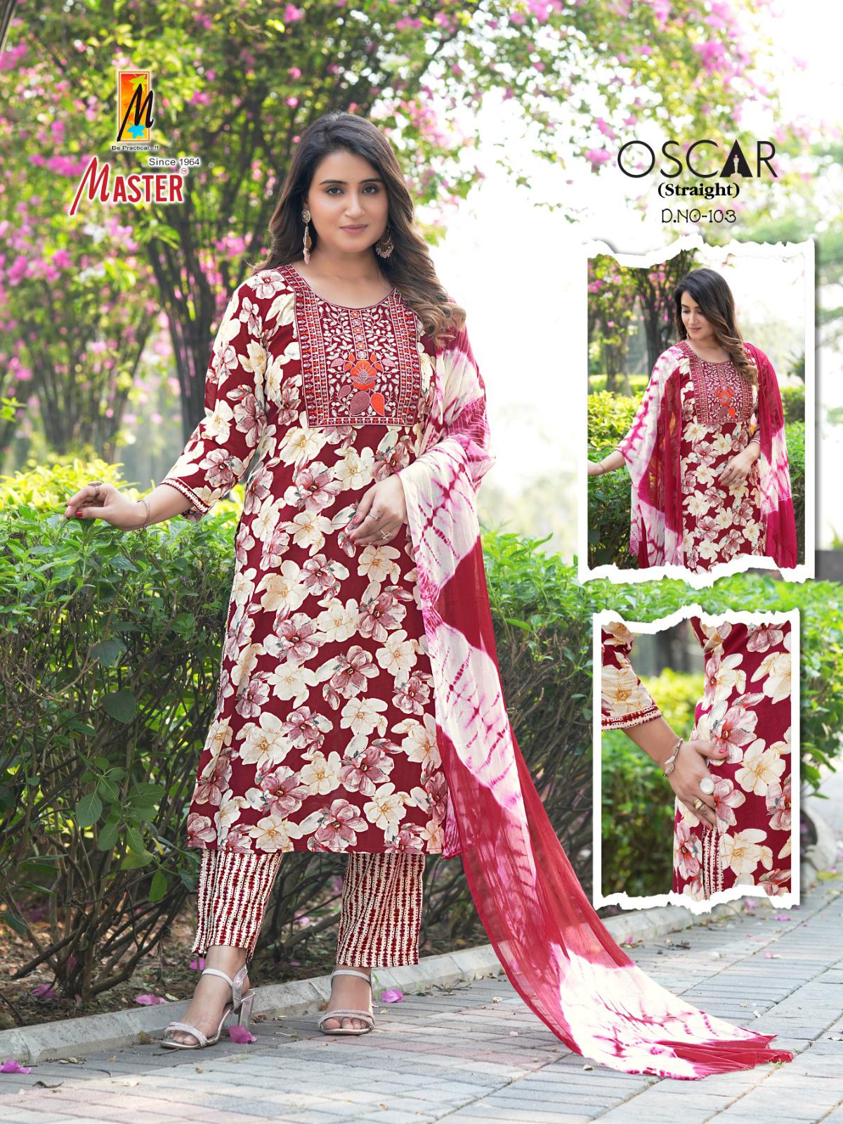 Oscar Master Rayon Readymade Pant Style Suits Manufacturer Ahmedabad