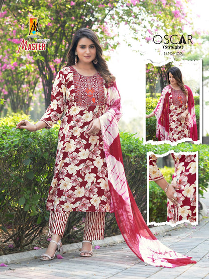 Oscar Master Rayon Readymade Pant Style Suits Manufacturer Ahmedabad