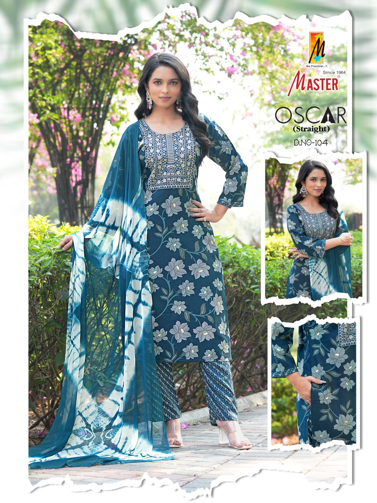 Oscar Master Rayon Readymade Pant Style Suits Manufacturer Ahmedabad
