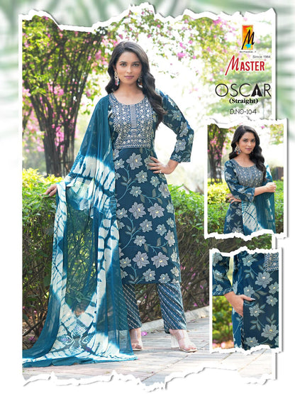 Oscar Master Rayon Readymade Pant Style Suits Manufacturer Ahmedabad
