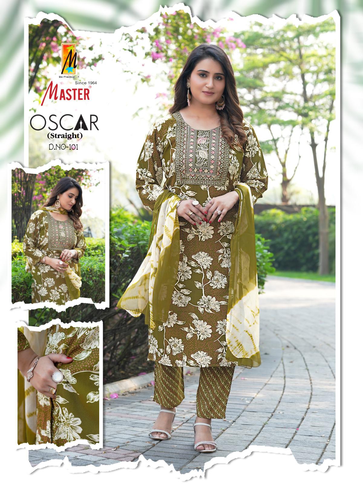 Oscar Master Rayon Readymade Pant Style Suits Manufacturer Ahmedabad