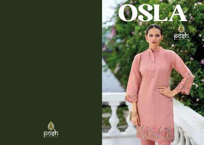 Osla Posh Roman Silk Co Ord Set Wholesaler India