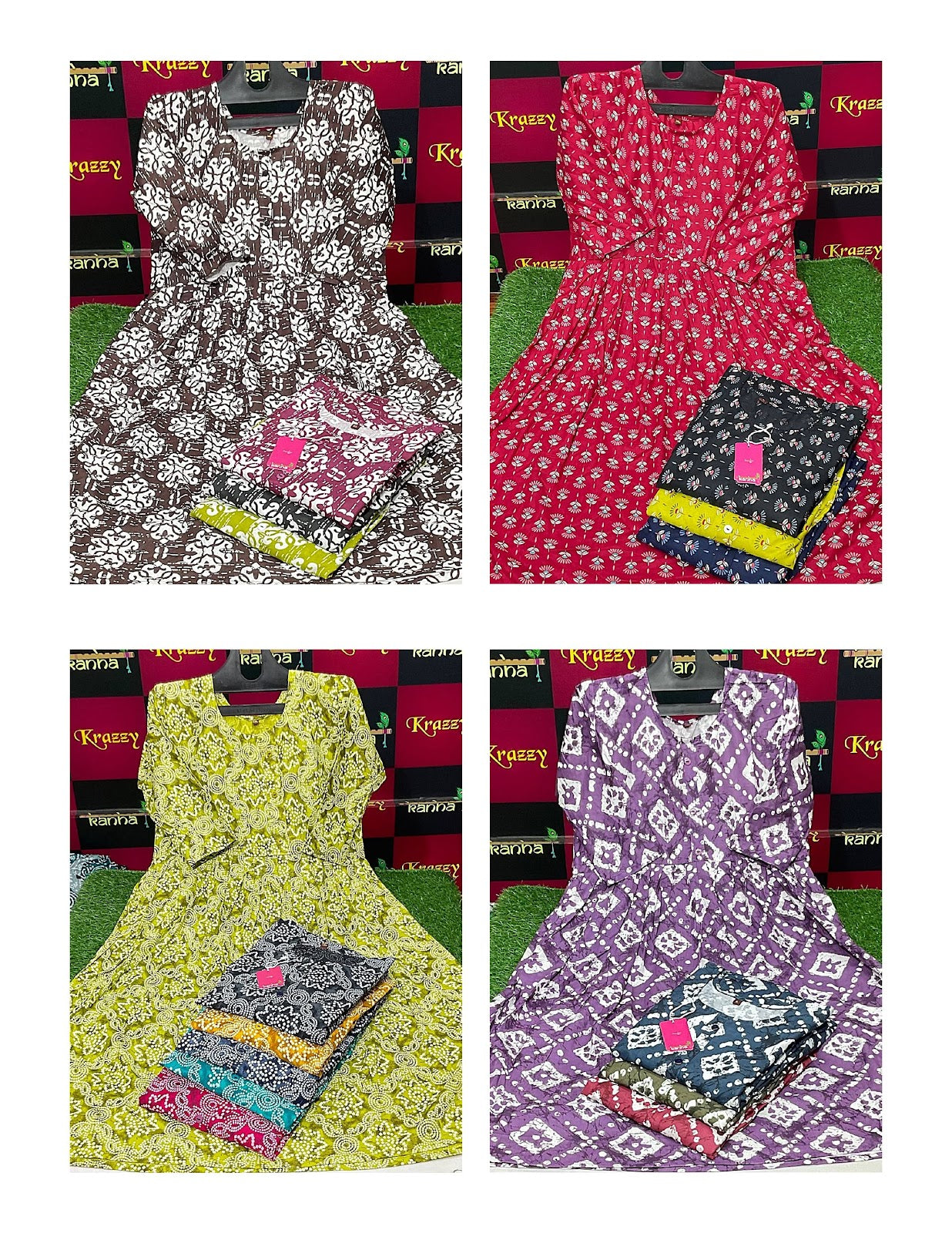 Ossm 1711 Kanha Reyon Kurti With Pocket Wholesaler India