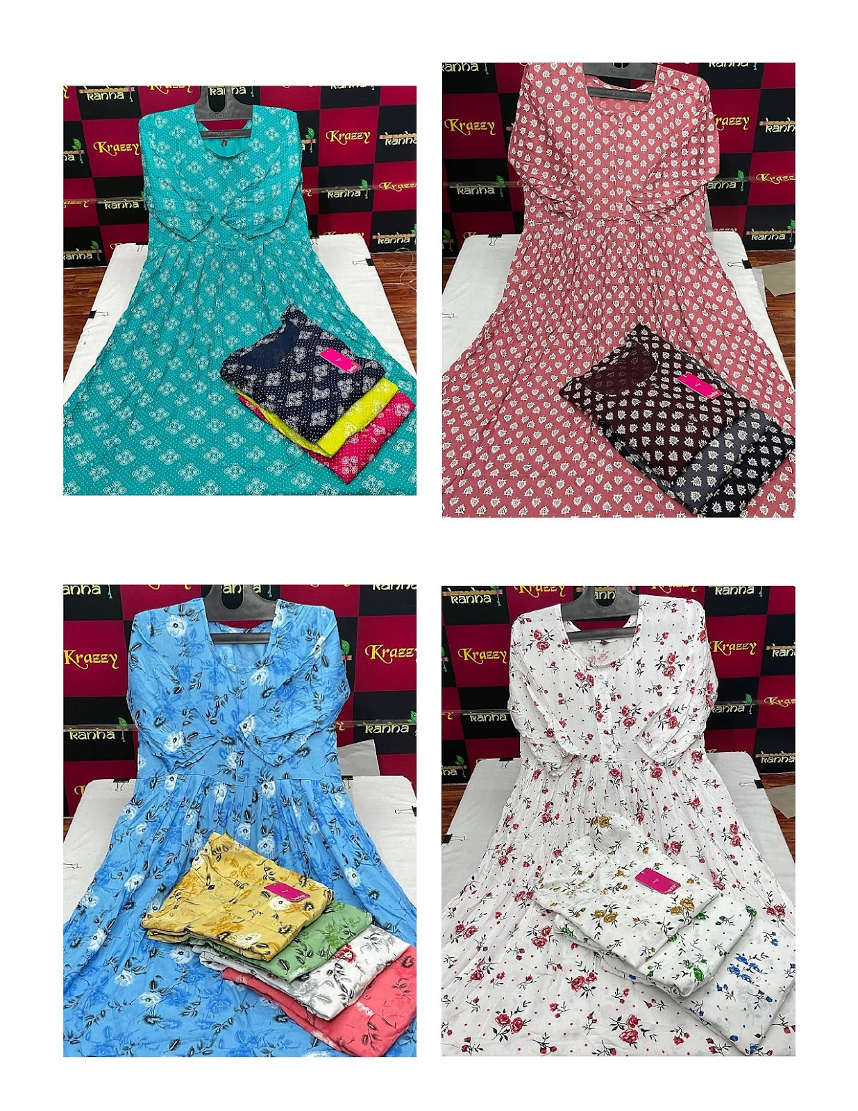 Ossm Kanha Reyon Kurti With Pocket Exporter Ahmedabad