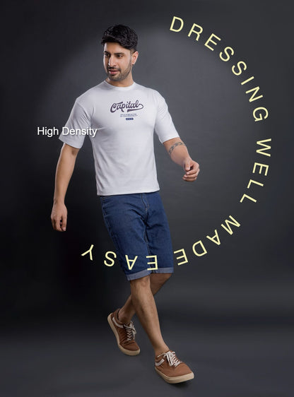 Overisze Vol 2953-2960 उच्च घनत्व इंटरलॉक पुरुषों की टी-शर्ट निर्माता