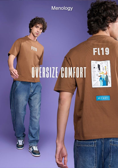 Oversize Iho F 92 Menology Cotton Mens Tshirts Exporter India