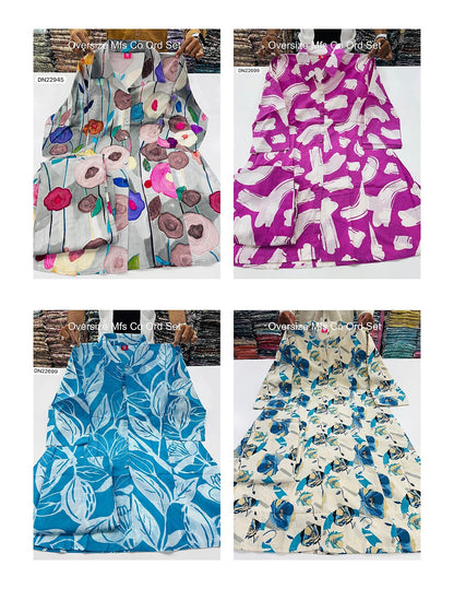 Oversize Mfs Cotton Co Ord Set Wholesaler