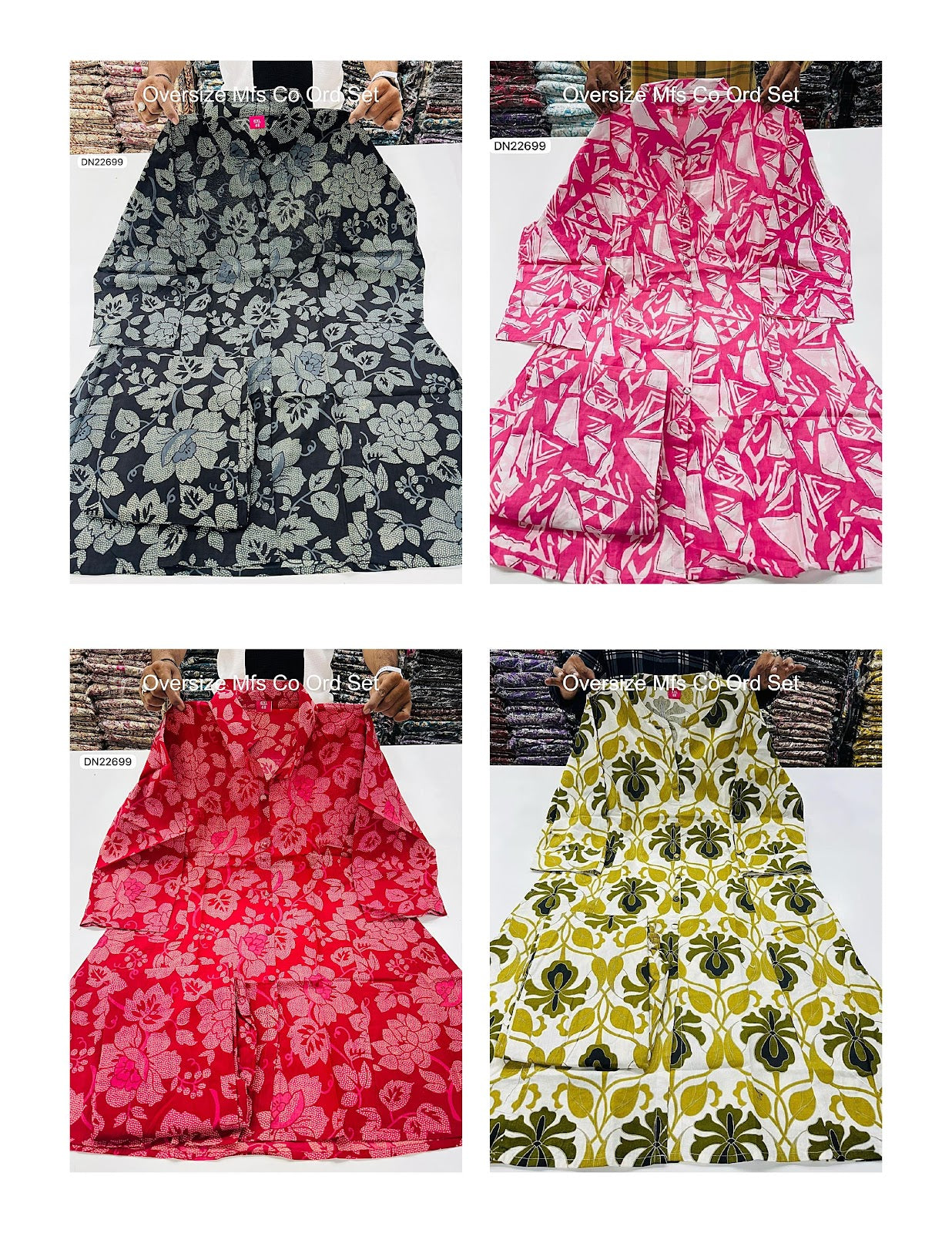 Oversize Mfs Cotton Co Ord Set Wholesaler