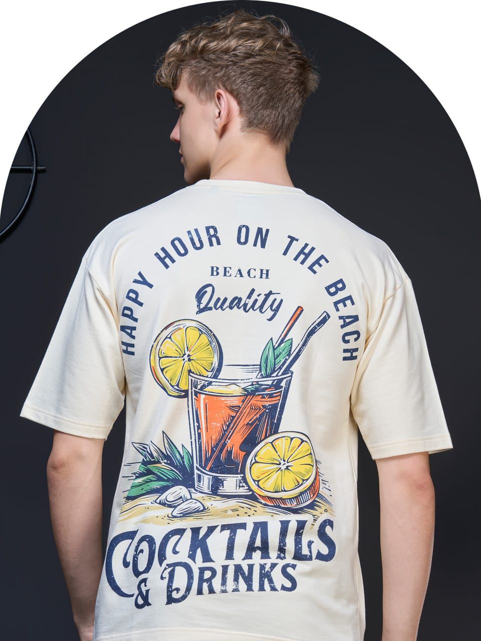 Oversize Series No 660 Radiology Cotton Looper Mens Tshirts Exporter India