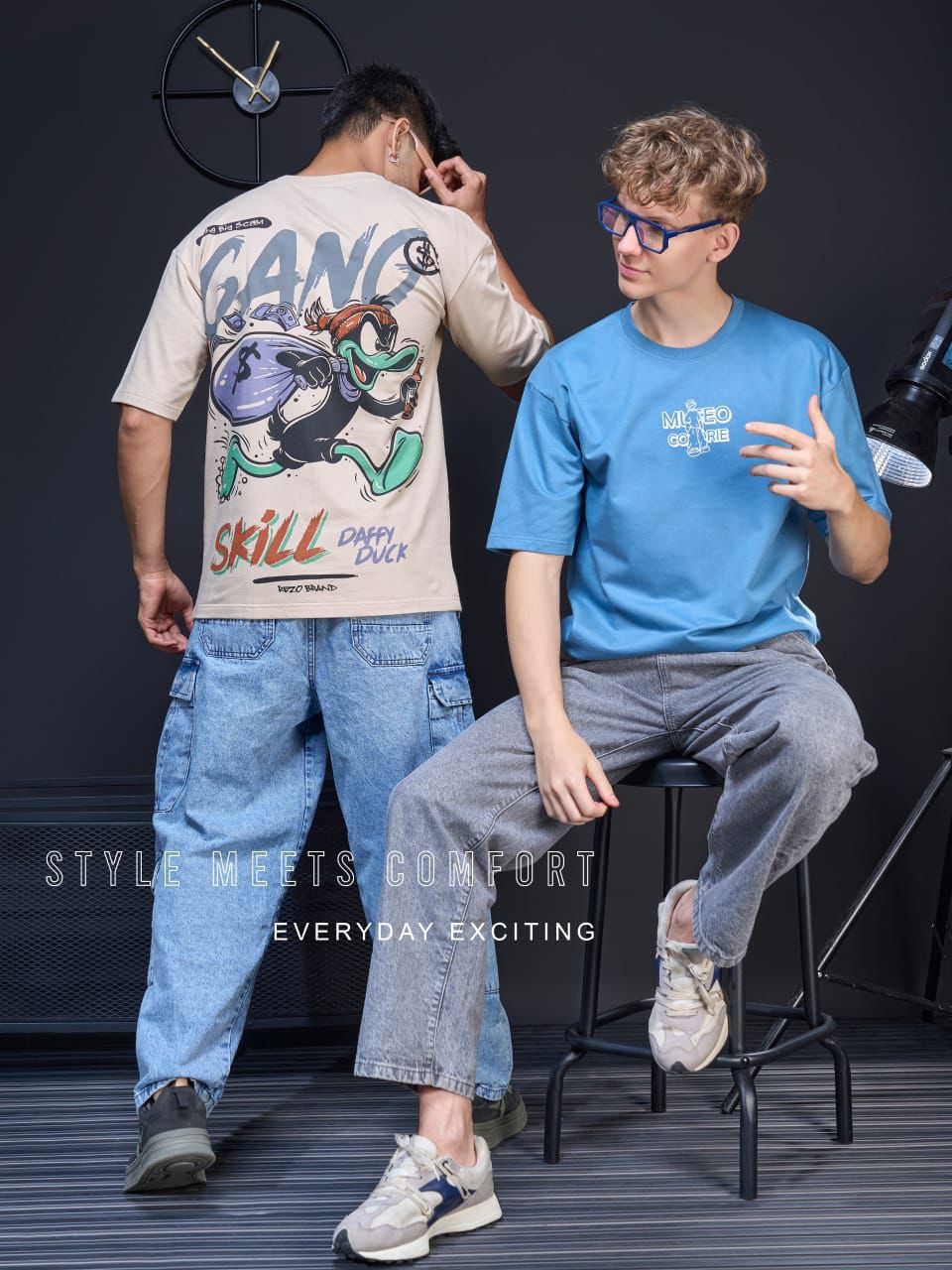 Oversize Series No 660 Radiology Cotton Looper Mens Tshirts Exporter India