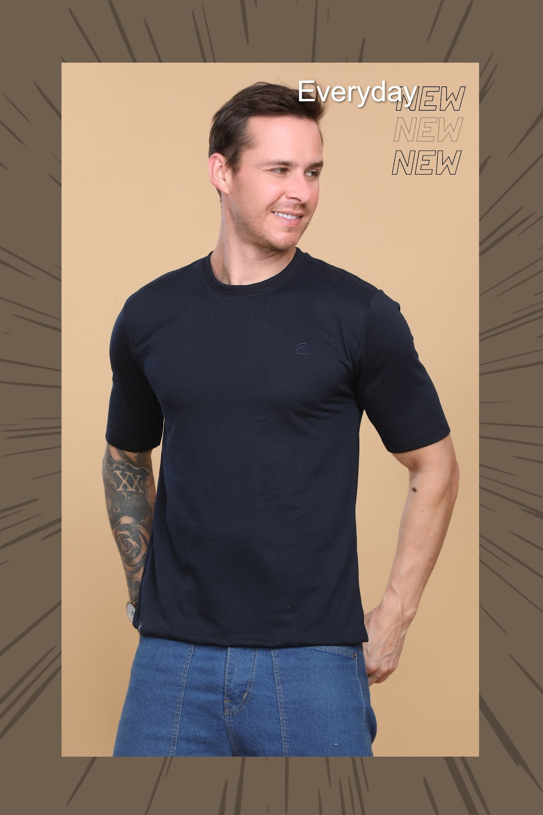 Oversize Vol 792 Everyday Looper Mens Tshirts Supplier Ahmedabad