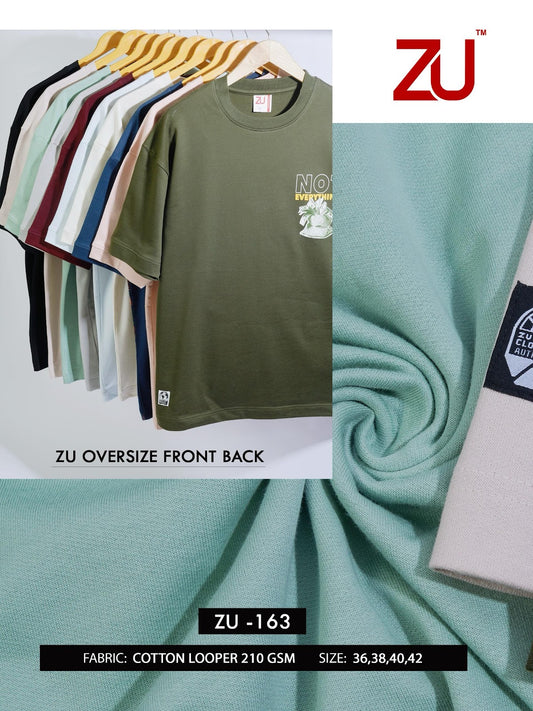 Oversize Zu 163 Zu Clothing Biowash Mens Tshirts Wholesale Rate