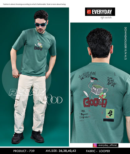 Oversized Vol 739 Everyday Looper Mens Tshirts Wholesaler India