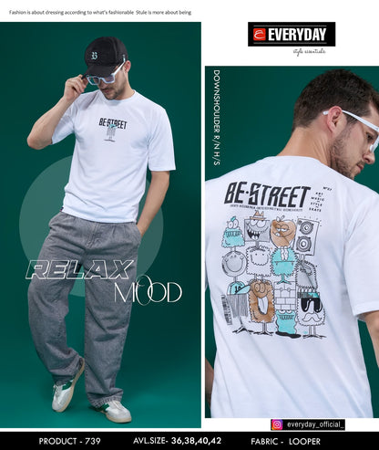 Oversized Vol 739 Everyday Looper Mens Tshirts Wholesaler India