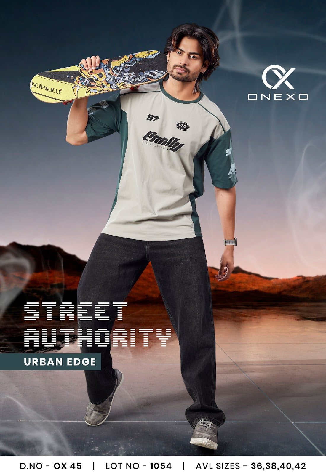 Ox 45 Onexo Fake Cotton Mens Tshirts Wholesaler Ahmedabad