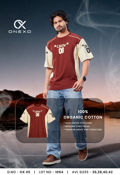 Ox 45 Onexo Fake Cotton Mens Tshirts Wholesaler Ahmedabad