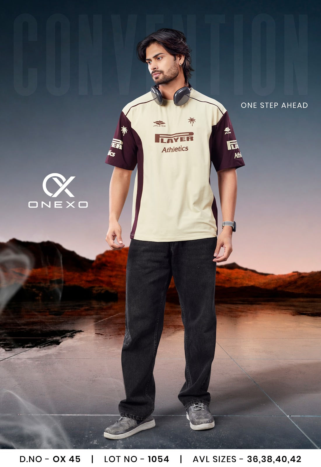 Ox 45 Onexo Fake Cotton Mens Tshirts Wholesaler Ahmedabad