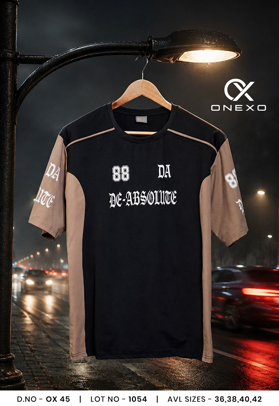 Ox 45 Onexo Fake Cotton Mens Tshirts Wholesaler Ahmedabad