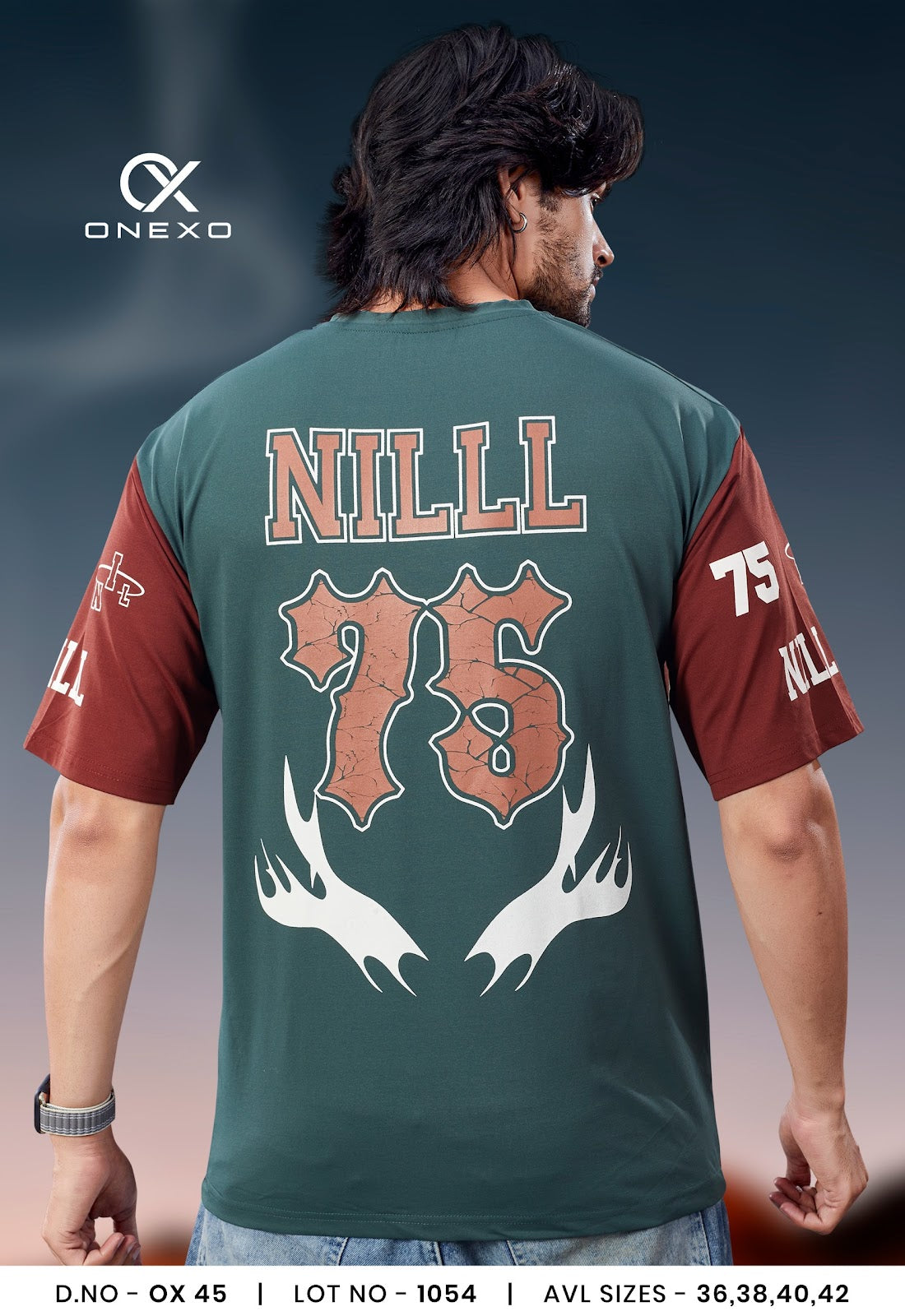 Ox 45 Onexo Fake Cotton Mens Tshirts Wholesaler Ahmedabad