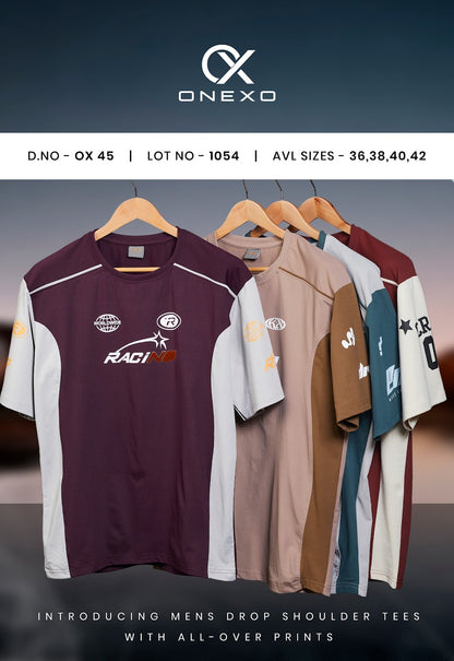 Ox 45 Onexo Fake Cotton Mens Tshirts Wholesaler Ahmedabad