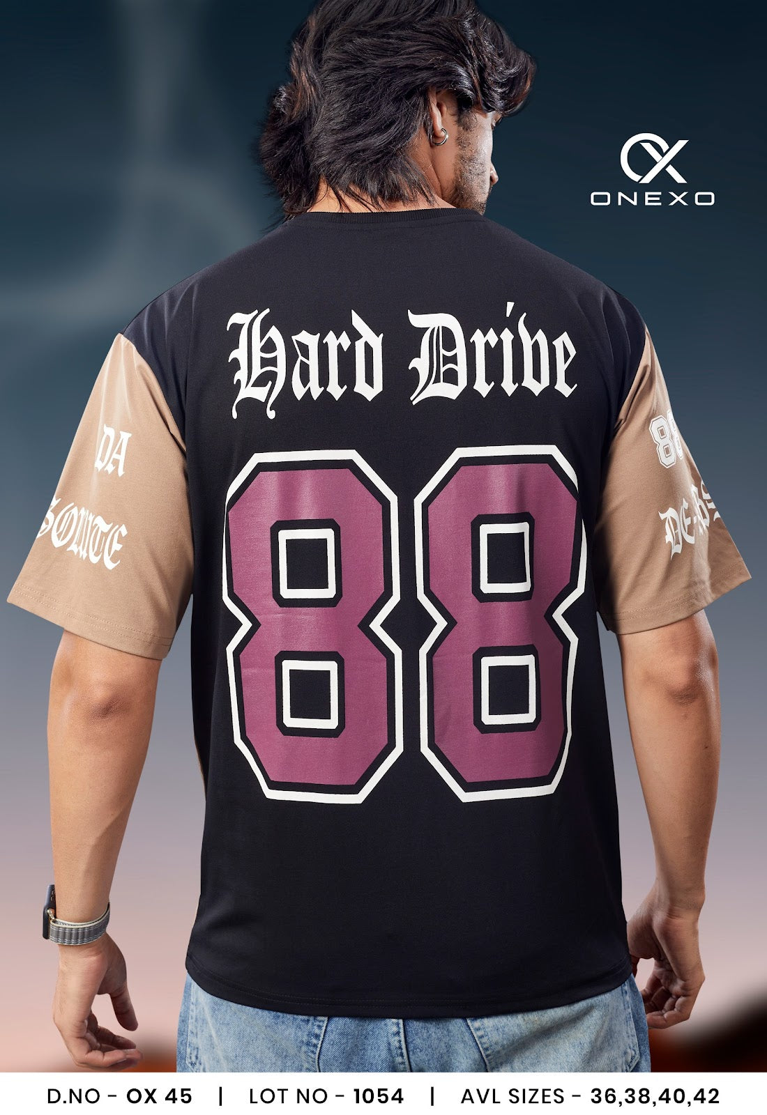 Ox 45 Onexo Fake Cotton Mens Tshirts Wholesaler Ahmedabad
