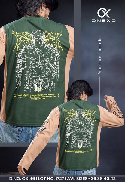 Ox 46 Full Sleeves Onexo Cotton Mens Tshirts Manufacturer
