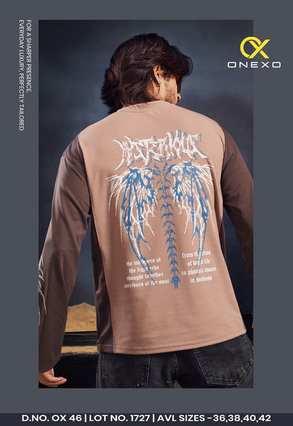Ox 46 Full Sleeves Onexo Cotton Mens Tshirts Manufacturer