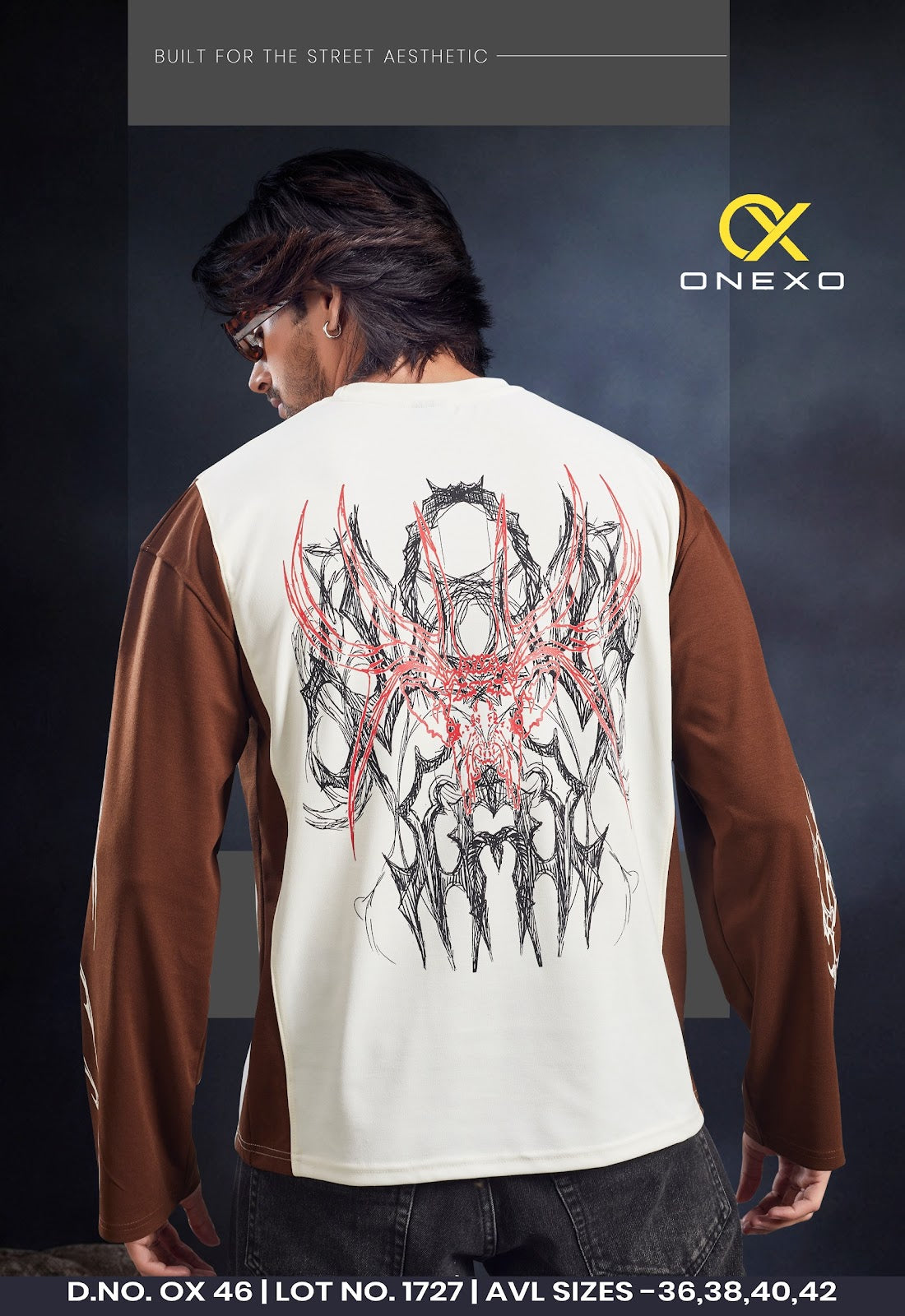 Ox 46 Full Sleeves Onexo Cotton Mens Tshirts Manufacturer