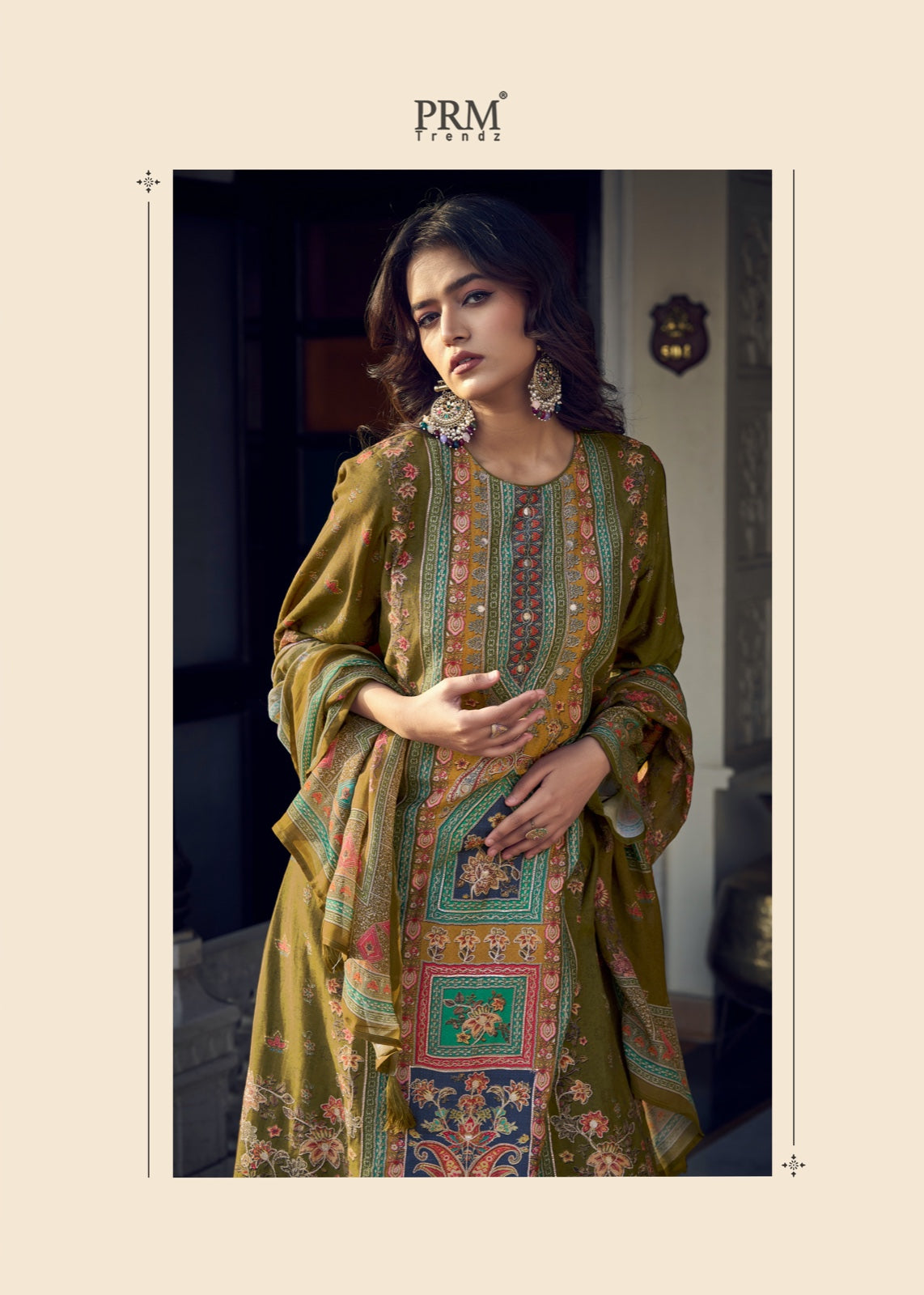 Ozara Prm Trendz Muslin Silk Pant Style Suits