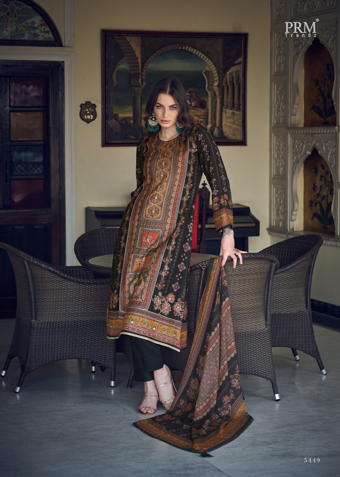 Ozara Prm Trendz Muslin Silk Pant Style Suits