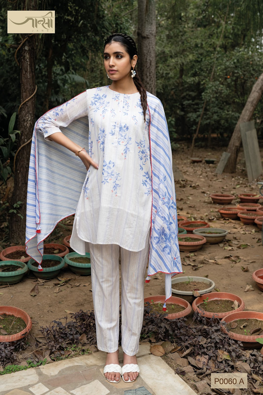 P0060 Jhansi Cotton Pakistani Readymade Suits