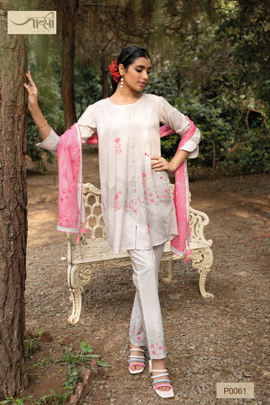 P0061 Jhansi Linen Pakistani Readymade Suits