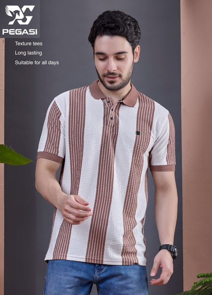 P260 Pegasi Waffle Mens Tshirts Exporter Gujarat