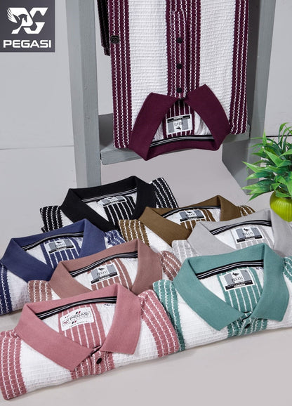 P260 Pegasi Waffle Mens Tshirts Exporter Gujarat