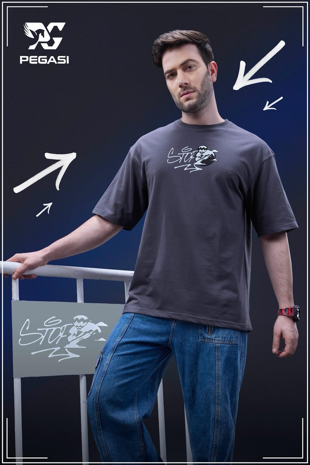 P361 Pegasi Looper Mens Tshirts Wholesaler
