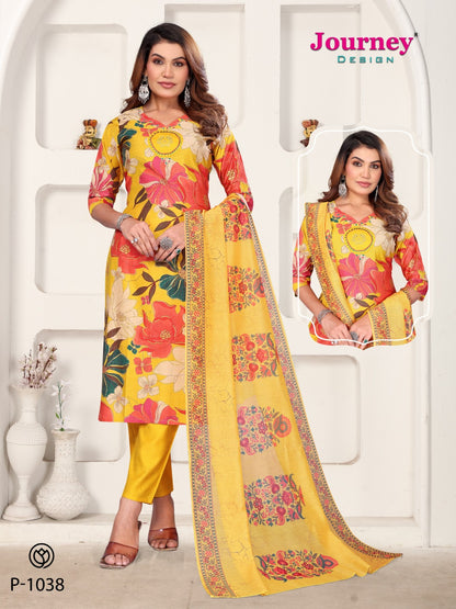 P 1038-1039 Journey Design Vetican Readymade Pant Style Suits Supplier