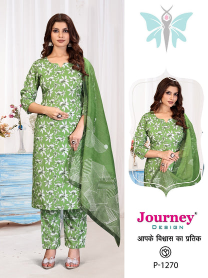 P 1270-1271 Journey Design Reyon Readymade Pant Style Suits Supplier Ahmedabad