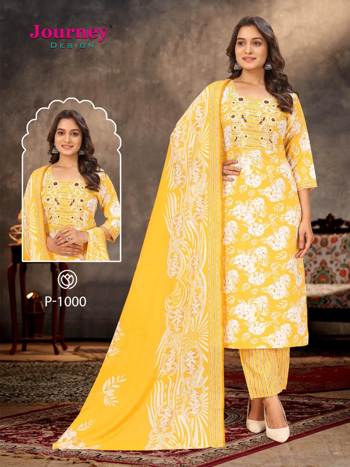 P 999 To P 1000 Journey Design Tora Readymade Pant Style Suits Wholesale Price