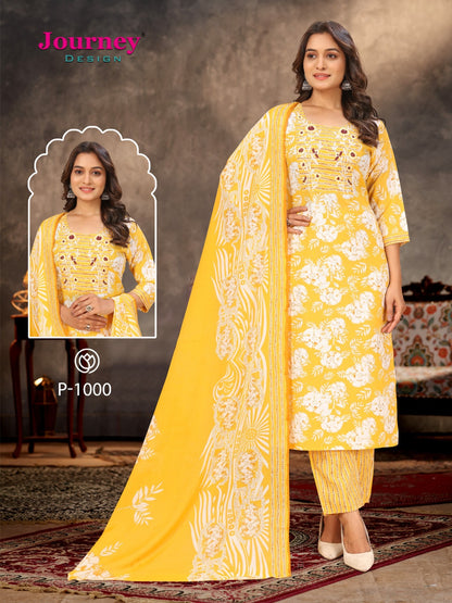 P 999 To P 1000 Journey Design Tora Readymade Pant Style Suits Wholesale Price