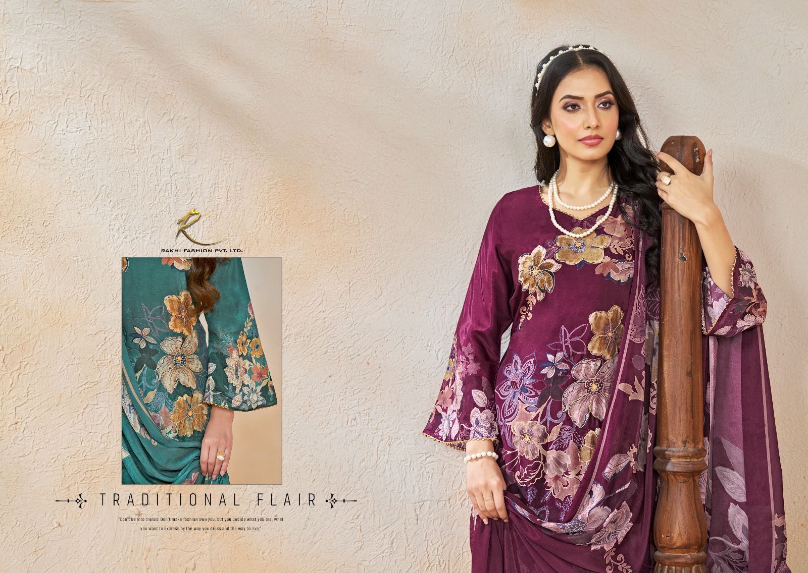 Paakhi Rakhi Fashion Viscose Modal Pant Style Suits Manufacturer Gujarat