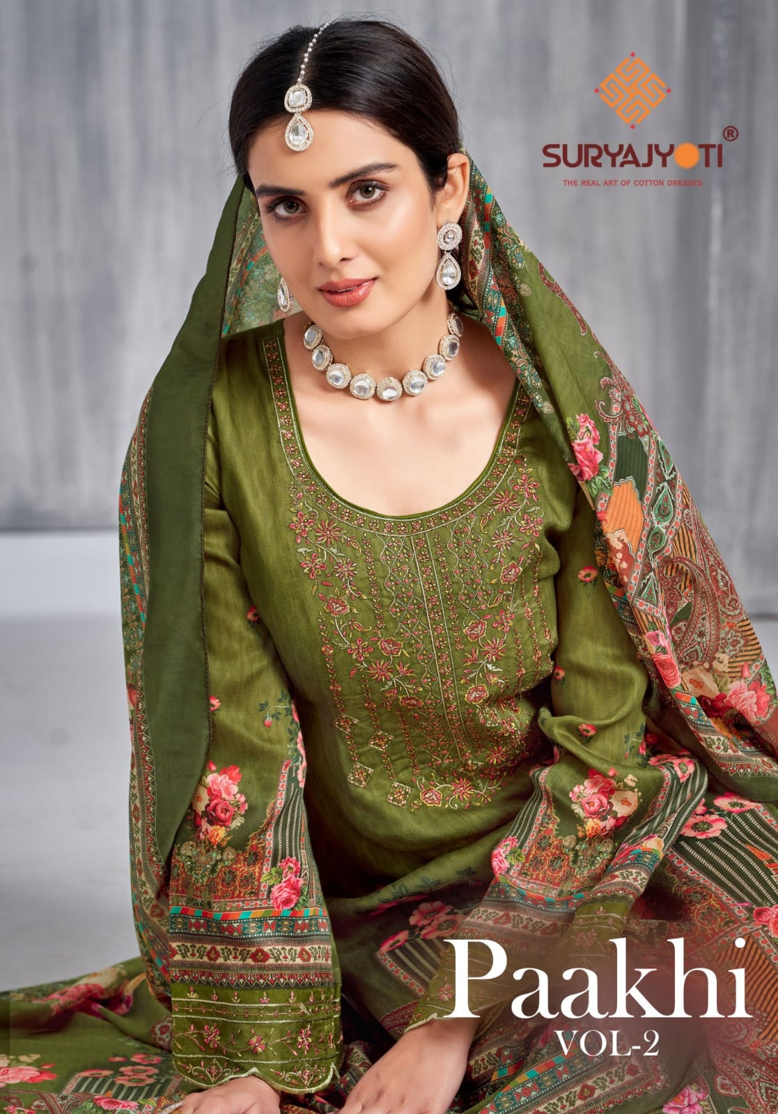Paakhi Vol 2 Suryajyoti Jaam Satin Karachi Salwar Suits Manufacturer Ahmedabad