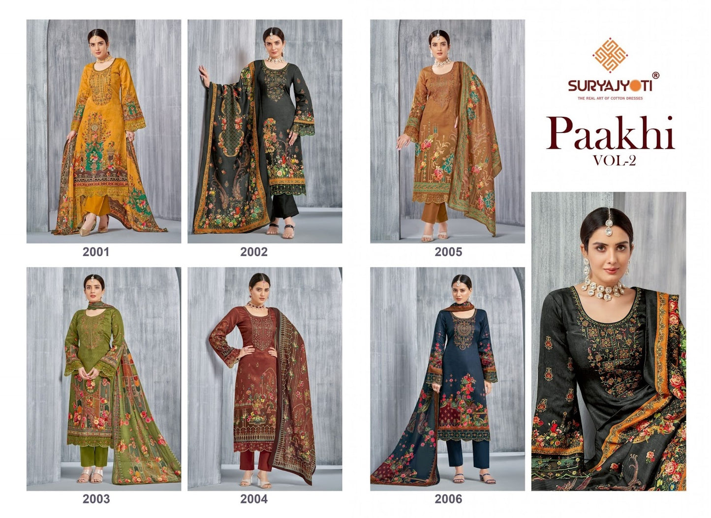 Paakhi Vol 2 Suryajyoti Jaam Satin Karachi Salwar Suits Manufacturer Ahmedabad