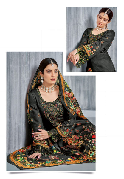 Paakhi Vol 2 Suryajyoti Jaam Satin Karachi Salwar Suits Manufacturer Ahmedabad