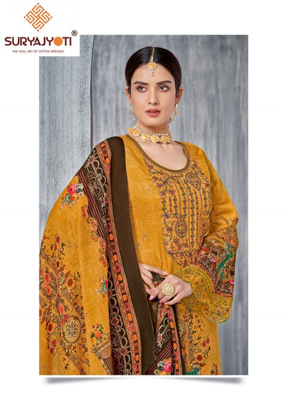Paakhi Vol 2 Suryajyoti Jaam Satin Karachi Salwar Suits Manufacturer Ahmedabad