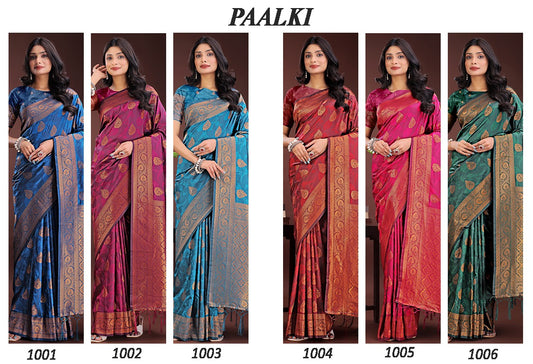 Paalki 1001-1006 Astita Silk Sarees Wholesale Price