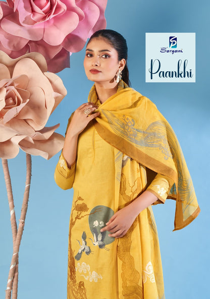 Paankhi Sargam Prints Cambric Pant Style Suits Manufacturer India