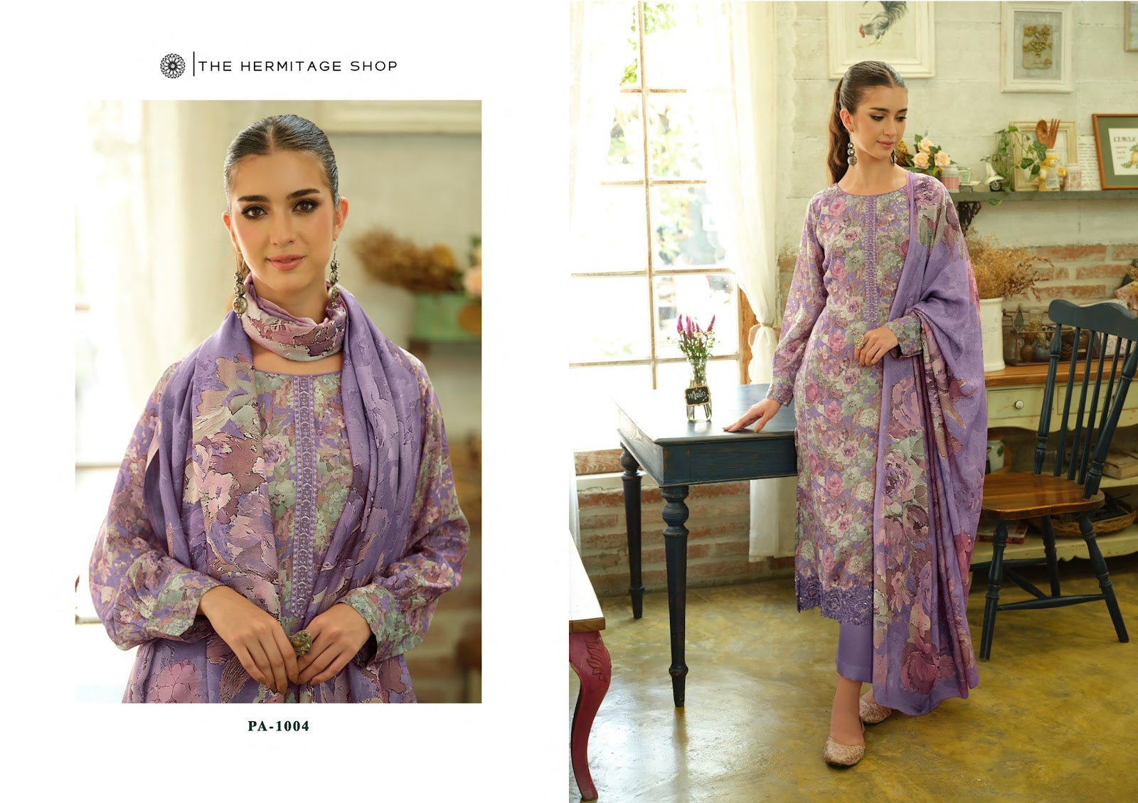 Paasha The Hermitage Shop Lawn Cotton Karachi Salwar Suits Wholesale Price