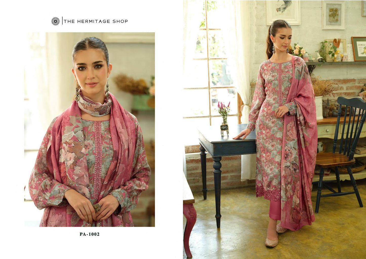 Paasha The Hermitage Shop Lawn Cotton Karachi Salwar Suits Wholesale Price
