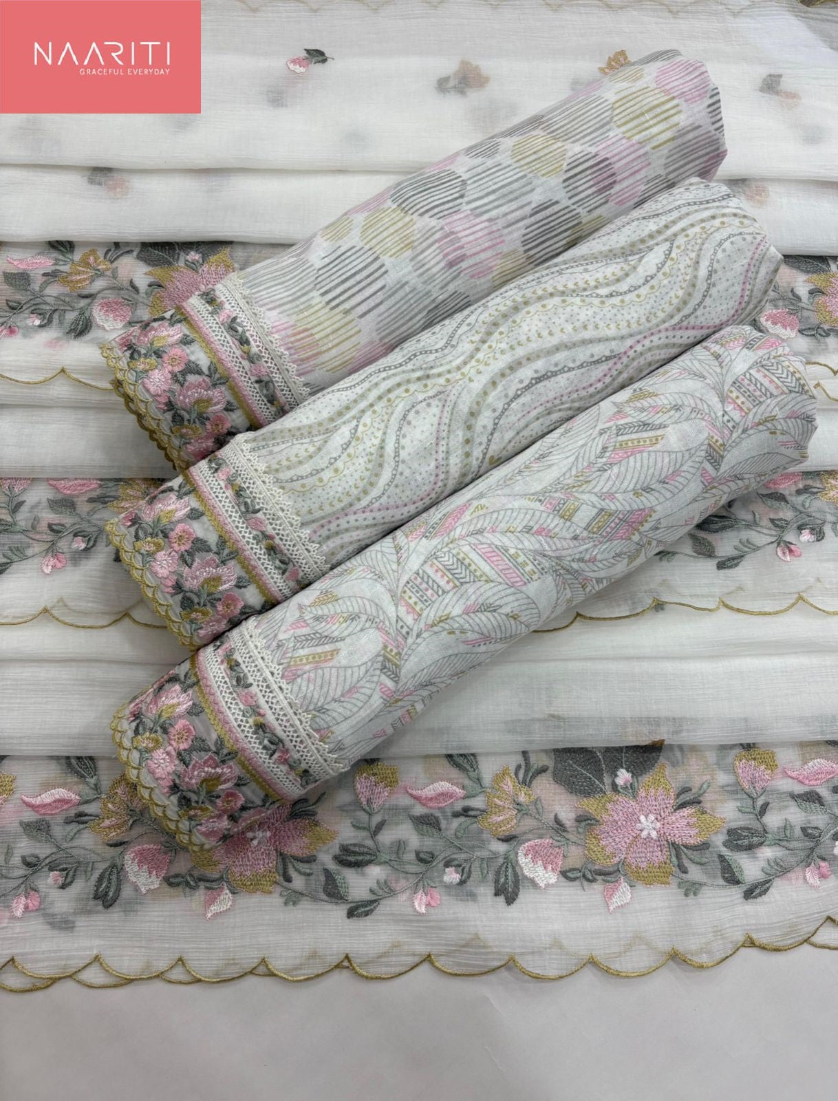Paasi Naariti Linen Salwar Suits Wholesale Rate