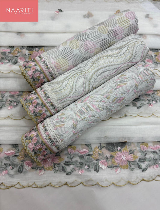 Paasi Naariti Linen Salwar Suits Wholesale Rate